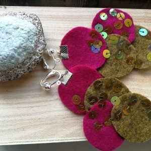 klipsy duze etno boho folk wiszące