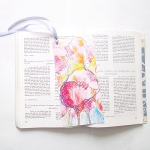 fajne zakładki do książki, kwiatki zakładka, pastelowa zakładka, zakładka dla dziewczyny, duża zakładka,zakładka dla kobiety