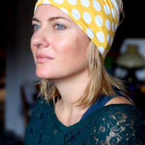 opaska uniwersalna w kropki do codziennego noszenia