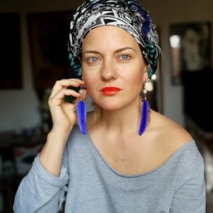 kolczyki pióra lekkie boho etno handmade