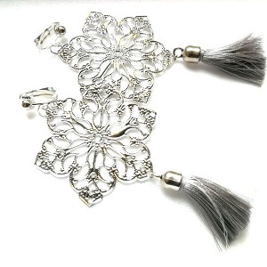 klipsy etno boho ażurowe