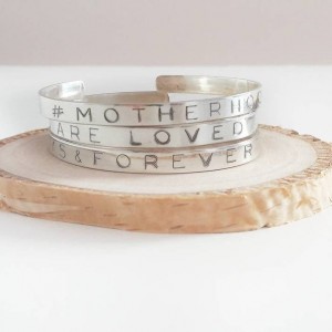 grawerowana srebrna bransoletka - złota myśl - you are loved