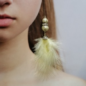 Kolczyki Waniliowy Krem