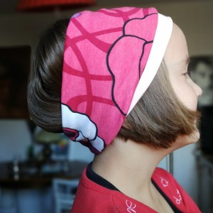 opaska damska wiosenna rower sport kwiaty