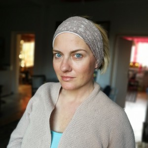 opaska koronkowa koloro jasny brąz