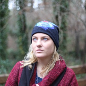 czapka handmade czesanką filcowane czapki wełniane wir