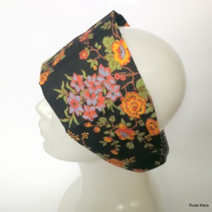 opaska damska materiałowa z tyłu na gumkę