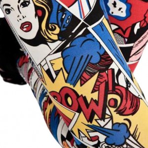 damskie sportowe leginsy komiksowe rozmiar M