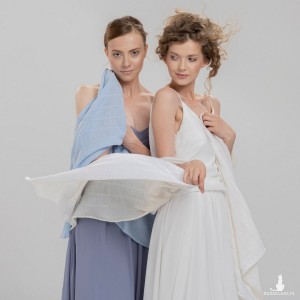 Szal ślubny - merino