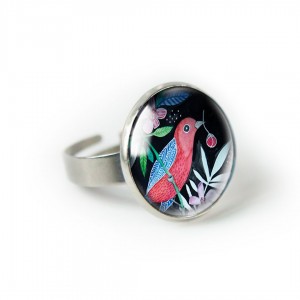 RED BIRD pierścionek