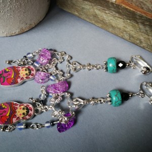 klipsy etno boho folk