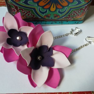 kolczyki orientalne duże długie ornamenty