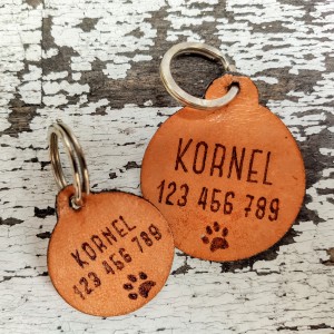 Klasyczna adresówka dla zwierząt rozmiar L