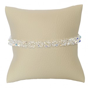 Bransoletka Gémeaux Swarovski Elements® kolor crystal AB srebro 925