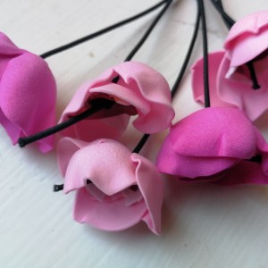 kolczyki kwiaty lekkie długie boho