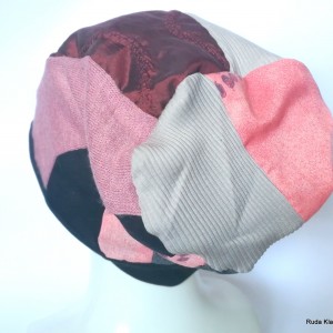 czapka damska etno boho folk patchwork