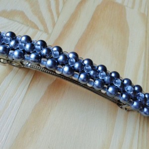 Spinka  srebrne perełki