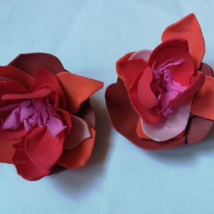 klipsy etno boho folk duże