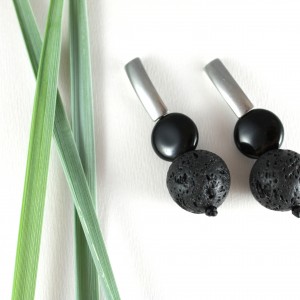 Kolczyki minimalistyczne dwie kulki