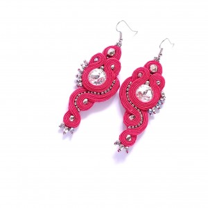 Czerwone kolczyki sutasz Lady in Red