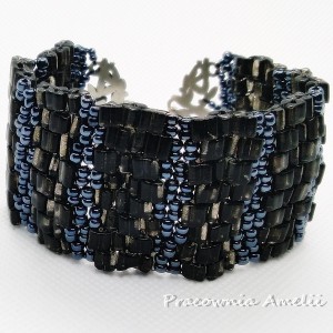 masywna bransoleta uniwersalna beading
