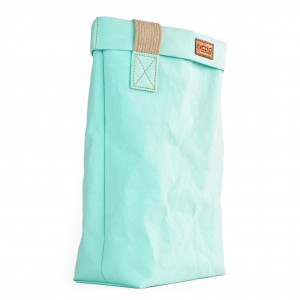 EKO TORBA Z PAPIERU BIGBAG WEGE TURQOUISE  L - SHOPPERKA