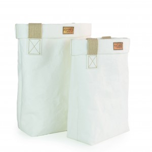Eko torba z papieru BigBag Wege White S - shopperka