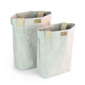 EKO TORBA Z PAPIERU BIGBAG WEGE GREY S - SHOPPERKA