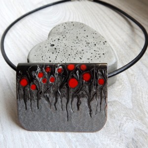 Zawieszką ręcznie malowana "Tajemniczy ogród"