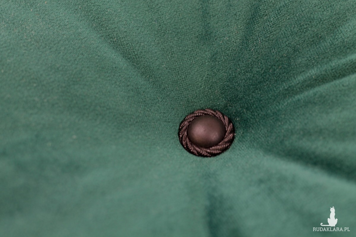 Poduszka okrągła – zielona