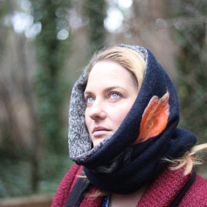 komin handmade filcowany tuba R1