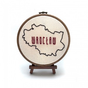Obrazek haftowany WROCŁAW