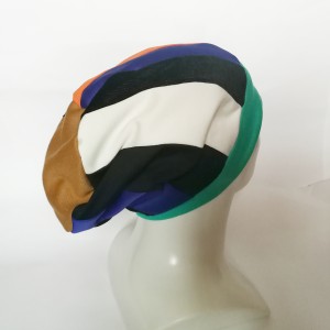 czapka patchworkowa na podszewce