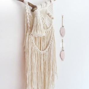 Makrama na ścianę, boho