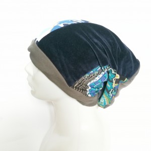 czapka patchworkowa na podszewce