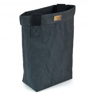 DUŻA EKO TORBA Z PAPIERU BIGBAG WEGE GRAPHITE L - SHOPPERKA DAMSKA