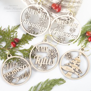 Zestaw bombek - pierwsze święta