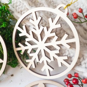 Bombka - śnieżynka 2