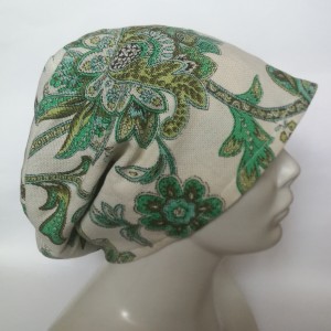 czapka damska vintage codzienna materiałowa n