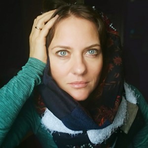 komin patchworkowy na podszewce