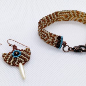 tygrysek komplet beading