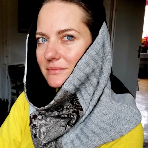 komin patchworkowy boho handmade kolorowy ciepły frida kahlo handmade