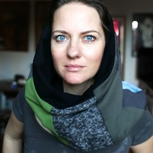 komin patchworkowy boho handmade kolorowy ciepły