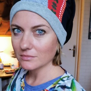 capka damska patchworkowa ciepła