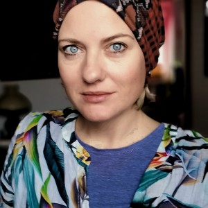 capka damska patchworkowa codzienna