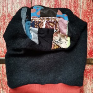 czapka damska patchworkowa