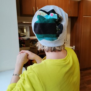 czapka damska na podszewce