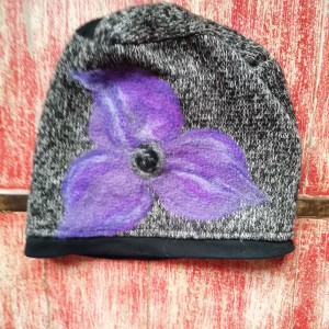czapka ciepła filcowana wełną merynosow