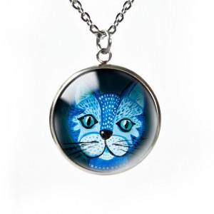 Blue cat naszyjnik