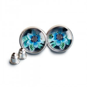 Blue flower wkrętki